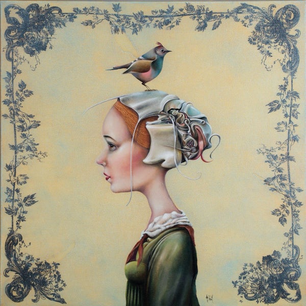 Sister of Avalon. Print on paper by Nick Fedaeff. Signed. Carousel 1