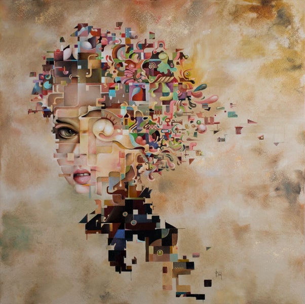 Solaris. Print on paper by Nick Fedaeff. Signed. Carousel 1