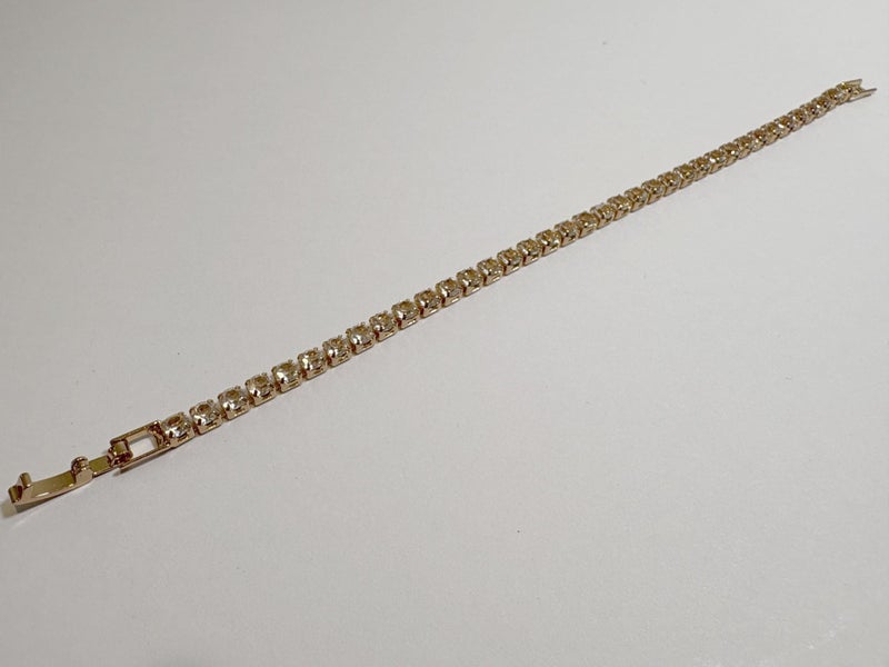 Cubic Zirconia Tennis Bracelet (16cm) Carousel 1