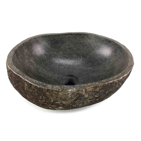 $1 RES EARTHY RAW STONE BASIN NATURAL STONE 390mm x 360mm x 140mm WAS $850 Carousel 1