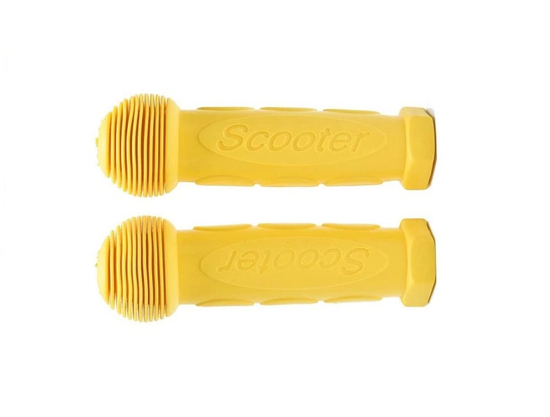 Scooter Handle 22mm Handlebar Grips - Yellow - Fits Micro Mini / Maxi - New Carousel 1