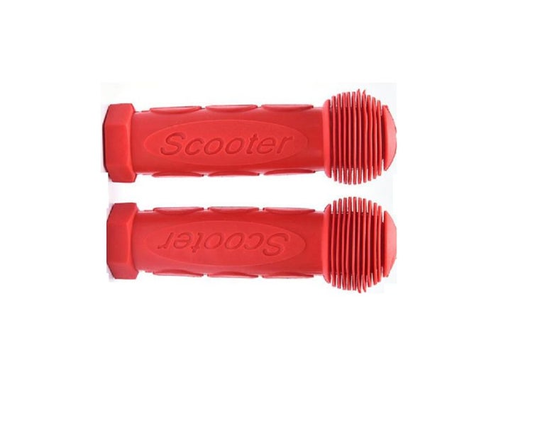 Scooter Handle 22mm Handlebar Grips - Red - Fits Micro Mini / Maxi - New Carousel 1