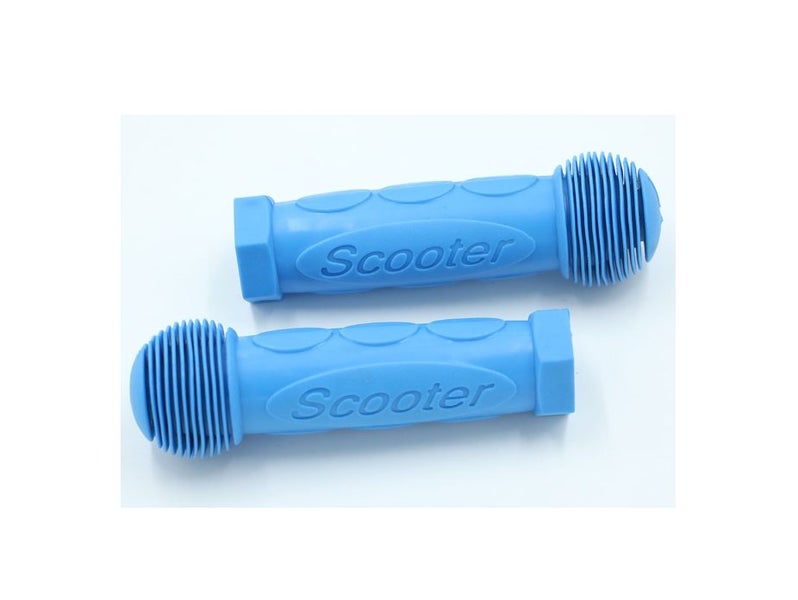 Scooter Handle 22mm Handlebar Grips - Blue - Fits Micro Mini / Maxi - New Carousel 1