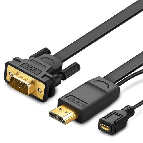 UGREEN UG-30449 HDMI to VGA Cable - 1.5m - Black [UG-30449] Carousel 1