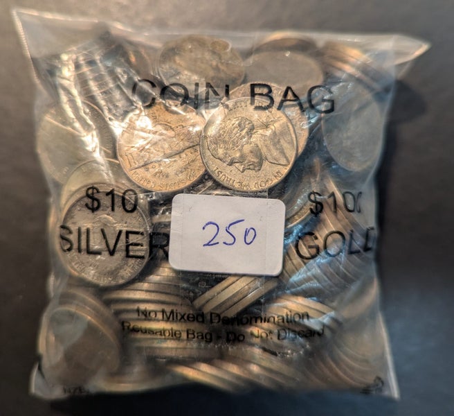 USA SILVER COINS, WARTIME NICKELS, 1942 TO 1945, 250 COINS, PRICE SLASHED! Carousel 1