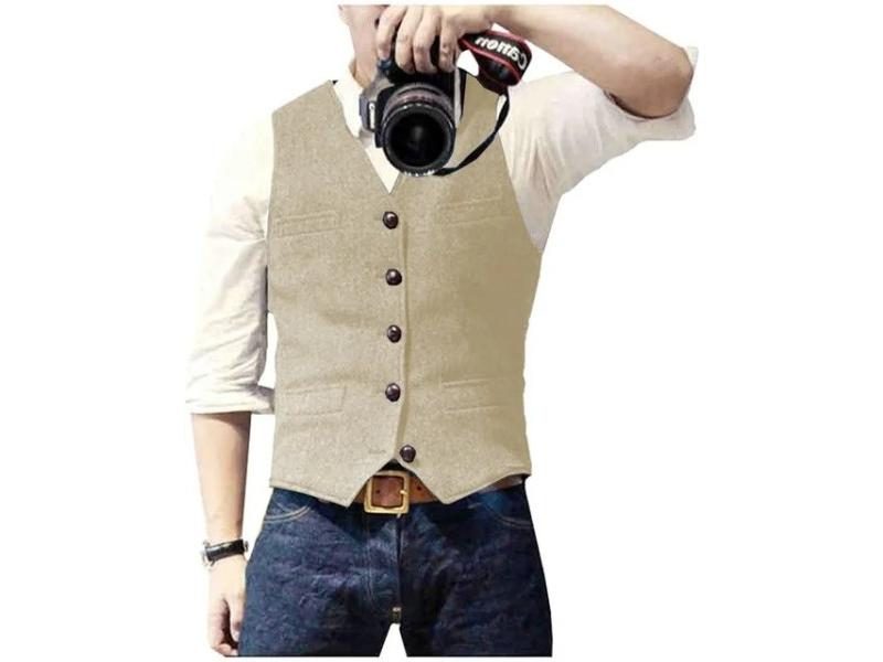 Men's Suit Vests Waistcoat Carousel 1
