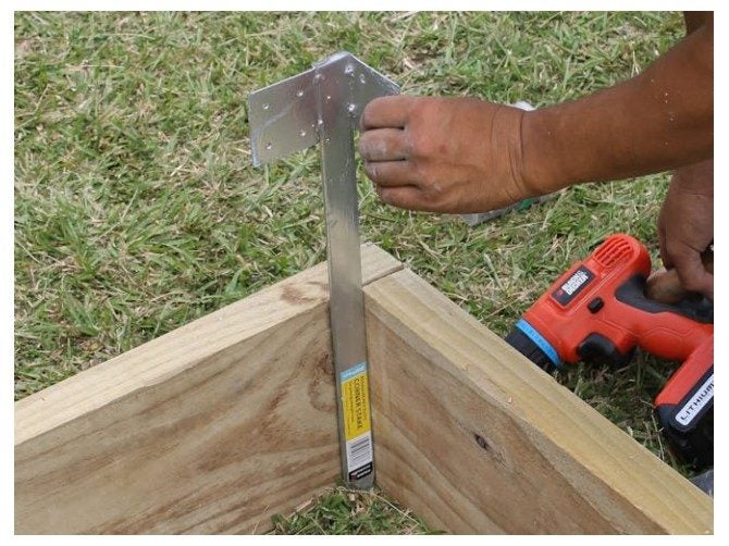 Strol SureWall Corner Stake Heavy Duty Galvanised… Carousel 2