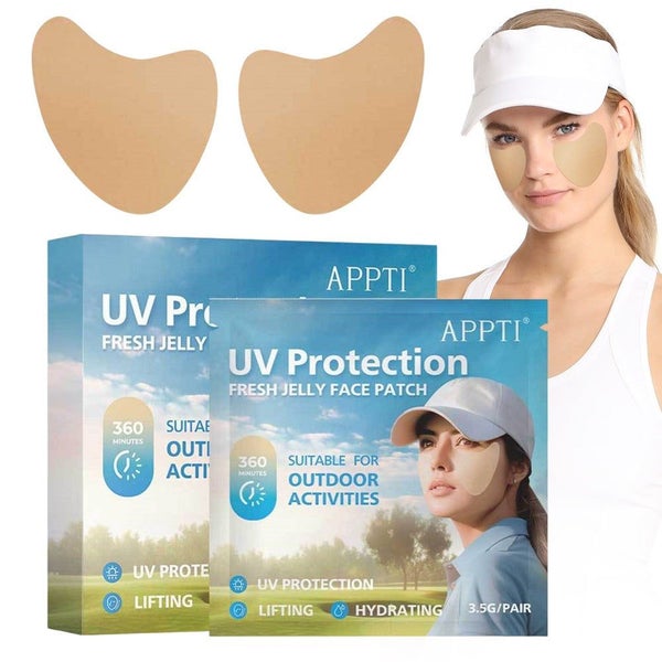 20Pairs Sunscreen Face Patch UV Patches for Golf Sun Protection Eye Masque Carousel 1