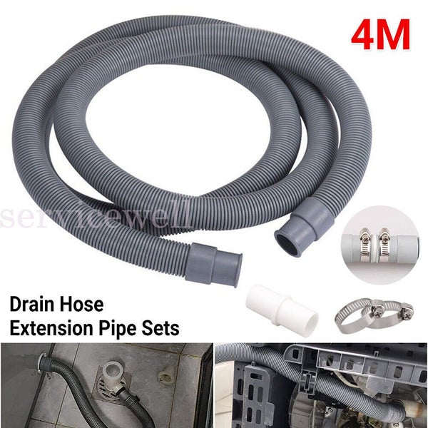 Universal Washing Machine Dishwasher Drain Waste-Hose Extension Pipe Kit 4M Carousel 1