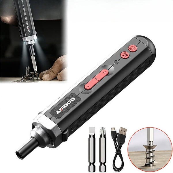 Mini Rechargeable Cordless Electric Screwdriver Drill USB Charging Power Tool Carousel 1