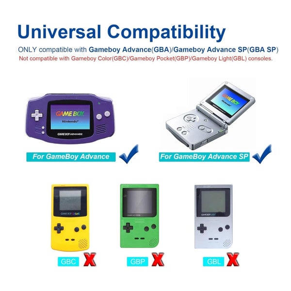 2 player link cable cord lead Double Play Gameboy Advance GBA SP Game Console Carousel 2