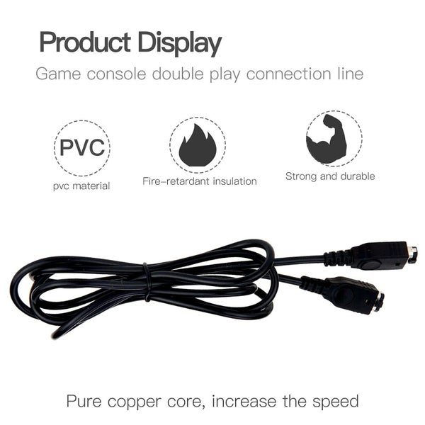 2 player link cable cord lead Double Play Gameboy Advance GBA SP Game Console Carousel 4