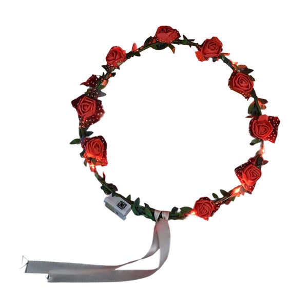 Valentine's Day LED Headbands Red Love Heart Light Up Head Hoop Party Hair Ac Carousel 2