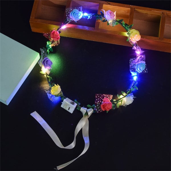 Valentine's Day LED Headbands Red Love Heart Light Up Head Hoop Party Hair Ac Carousel 1