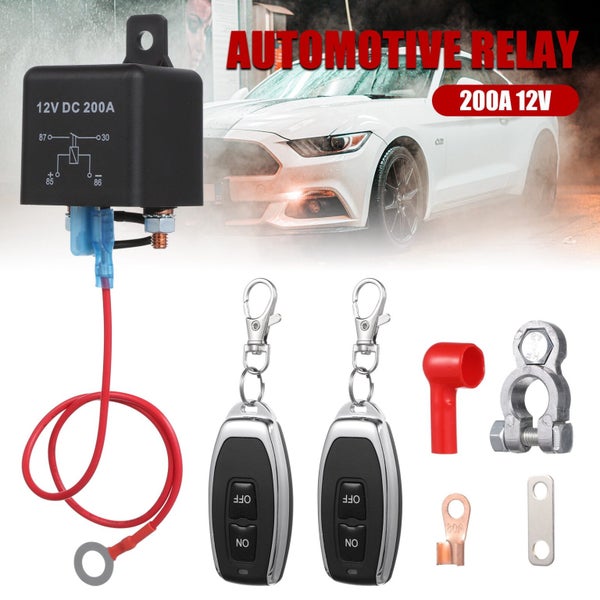 12V/200A Starting Current Remote Battery Disconnect Switch DC 12V Remote Cont Carousel 2