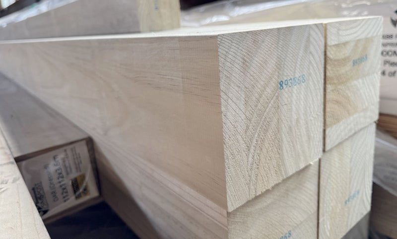 LAMINATED POSTS, 112 x 112mm, GL8, UN-PRIMED, H5 TREATED - 48m (10 x 4.8m) Carousel 1