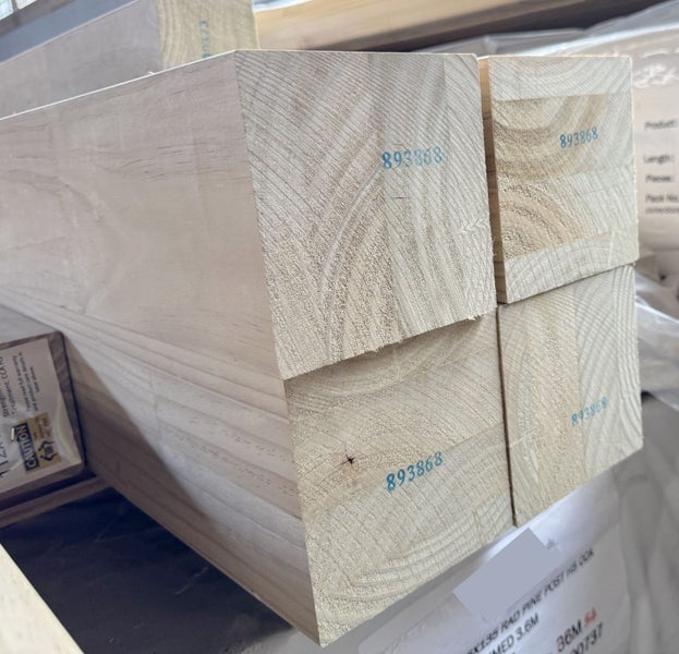 LAMINATED POSTS, 112 x 112mm, GL8, UN-PRIMED, H5 TREATED - 48m (10 x 4.8m) Carousel 2