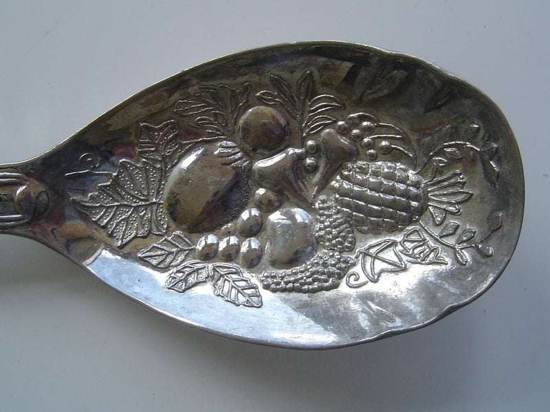 Pair of Plated Serving or Berry Spoons Carousel 2