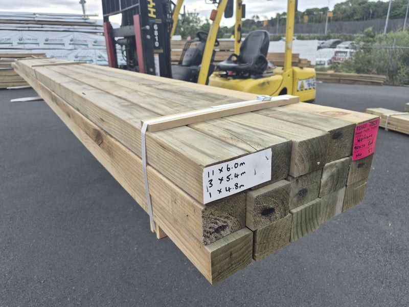 PINE POSTS - 90 x 70mm - WET GAUGED - H4 - 87m - TS9431 Carousel 1