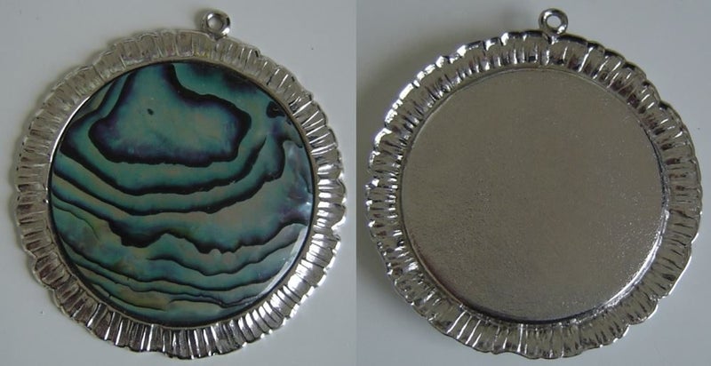 Paua and Metal Pendant Carousel 1