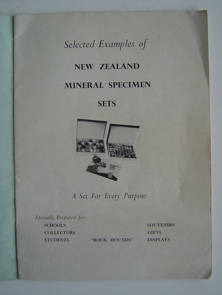 Vintage Catalogue of NZ Mineral Sets Carousel 3