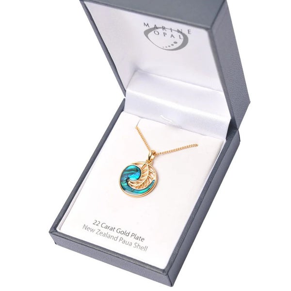 Jade Necklace - 'Round Fern' Carousel 2