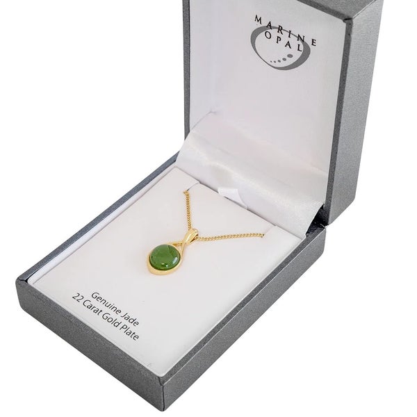 Jade Necklace - 'Small Twist' Carousel 2