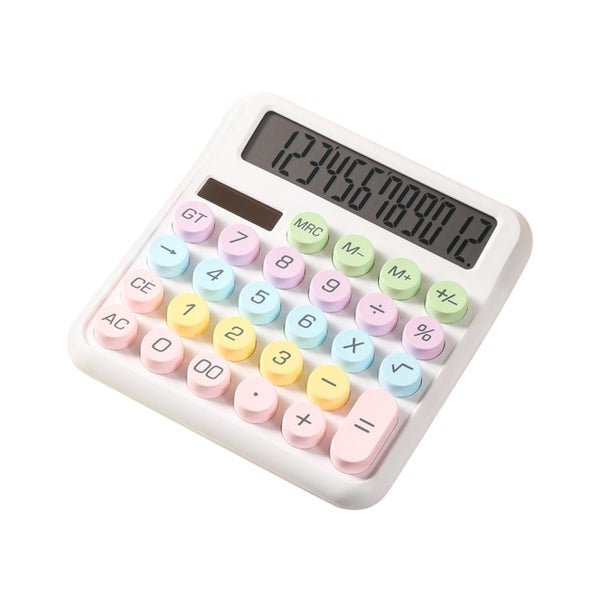 Solar Calculator High Color Dopamine 12 Bit Mechanical Key Scientific Compute Carousel 2