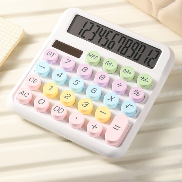 Solar Calculator High Color Dopamine 12 Bit Mechanical Key Scientific Compute Carousel 3