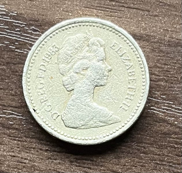 decus et tutamen 1983 one pound Carousel 1