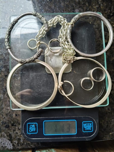 Sterling silver jewelry 113 grams. All stamped Carousel 2