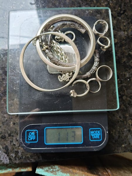 Sterling silver jewelry 113 grams. All stamped Carousel 1