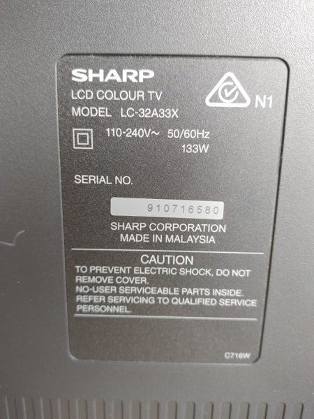 Sharp 32 inch LCD TV Carousel 2