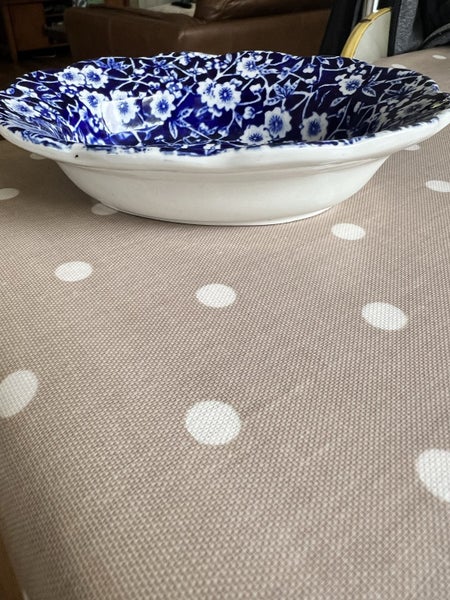 Vintage Burleigh Calico Oval Dish Carousel 2