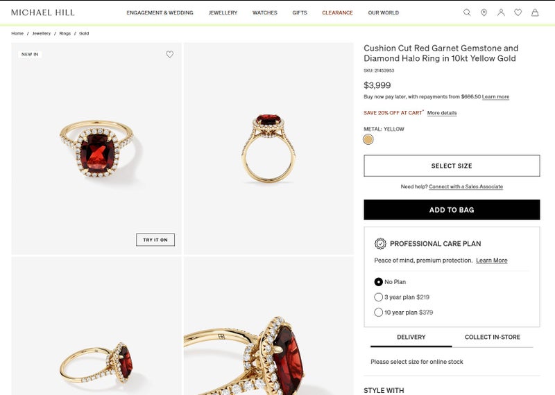 $1 RES * Buy Now $899.00 * 2.24ct Oval Pinkish Purple Garnet Loose Gemstone Carousel 19