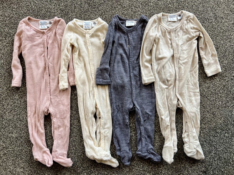 Milly & Milo merino onesies Carousel 1