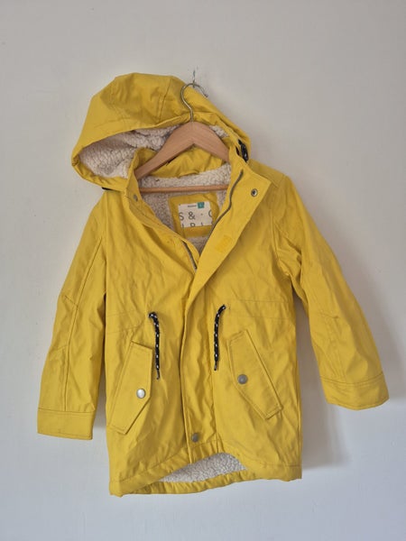 JOHN LEWIS yellow waterproof raincoat - Size 6 Carousel 1
