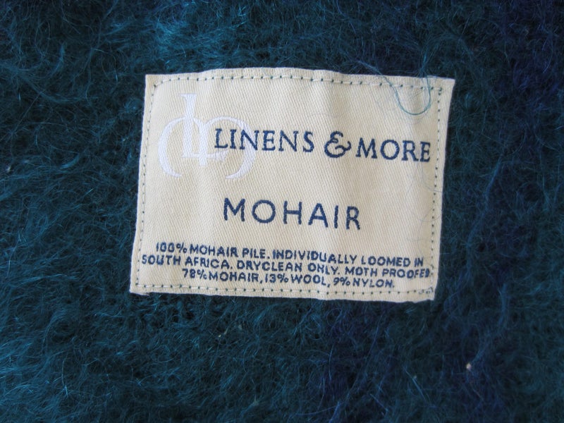 Vintage Mohair Wool Throw Carousel 8