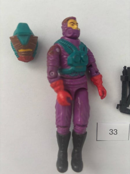 GI Joe Toxo-Viper Complete 1988 Vintage 3.75 Hasbro Lot 33 Carousel 3