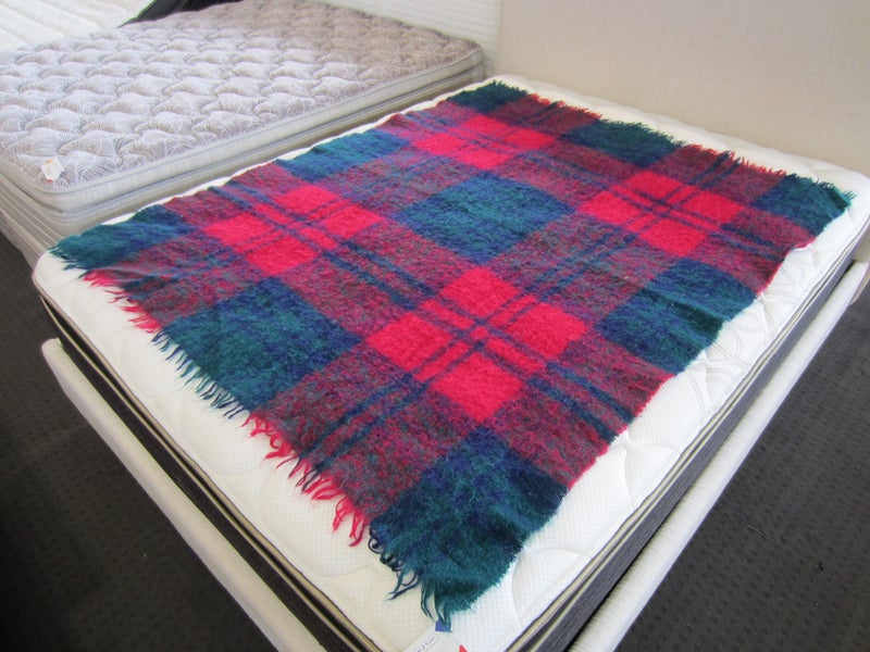 Vintage Mohair Wool Throw Carousel 1