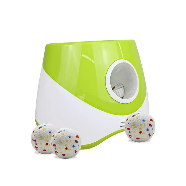 Automatic Dog Tennis Ball Launcher, Rechargeable Interactive Fetch Toy Carousel 2