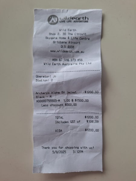 Arc'teryx Alpha SV Men's Jacket - Size M Carousel 9