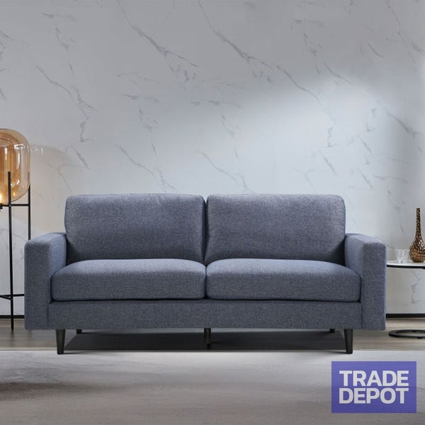 Peyton 3 Seater Sofa Steel Blue Carousel 1