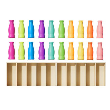 Color Matching Game Kit Family Group Challenge Fun Guessing Bottle Game Color Ma Carousel 1