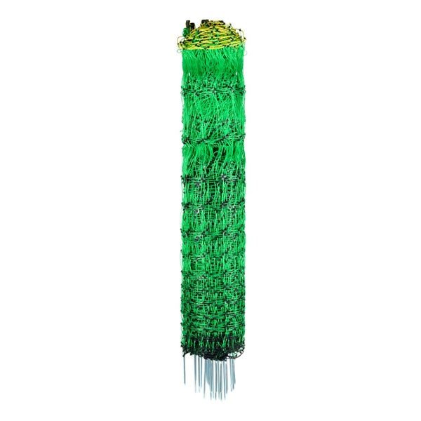 New Electric Fence Netting 1.27 x 50 m Portable Livestock Barrier with Posts Carousel 12
