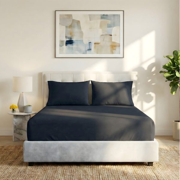 Organic Cotton Fitted & Pillow case Set Turbulence - No Flat Sheet Carousel 1