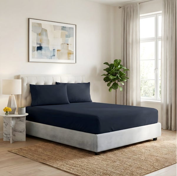 Organic Cotton Fitted & Pillow case Set Turbulence - No Flat Sheet Carousel 2