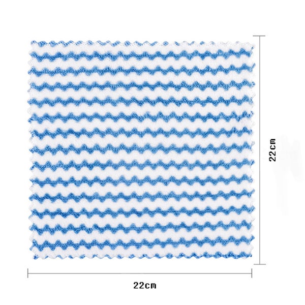 5 Pack Kitchen Cloth Dish Towels, Premium Dishcloths, Super Absorbent Coral V Carousel 2