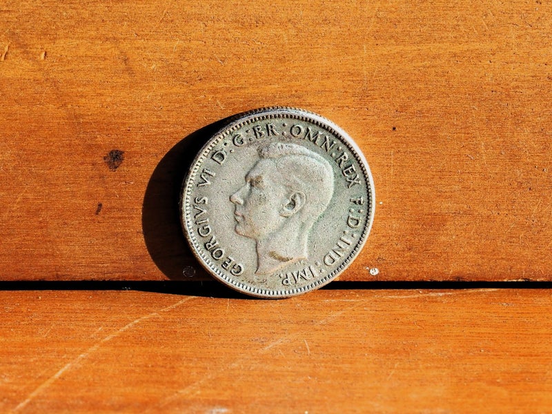 1946 Australian Silver Florin. Carousel 2
