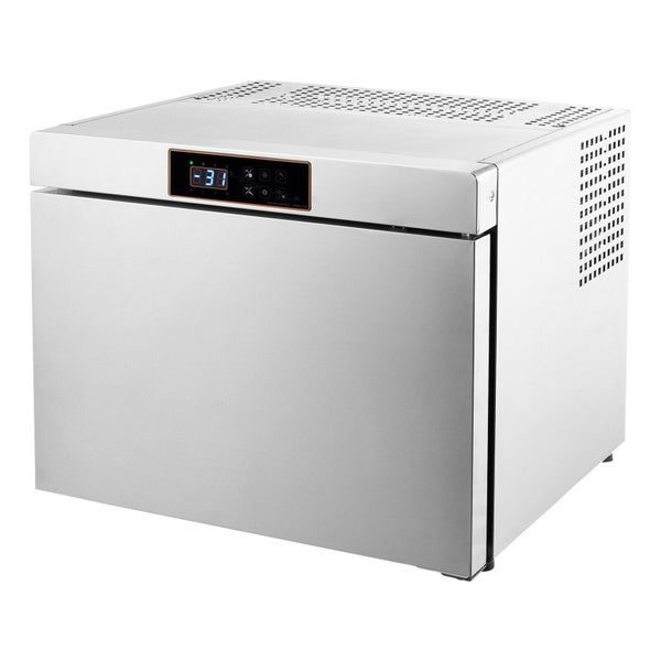 32L Commercial Blast Freezer 4 Trays Blast Chiller Chest Seafood Ice Cream Carousel 12